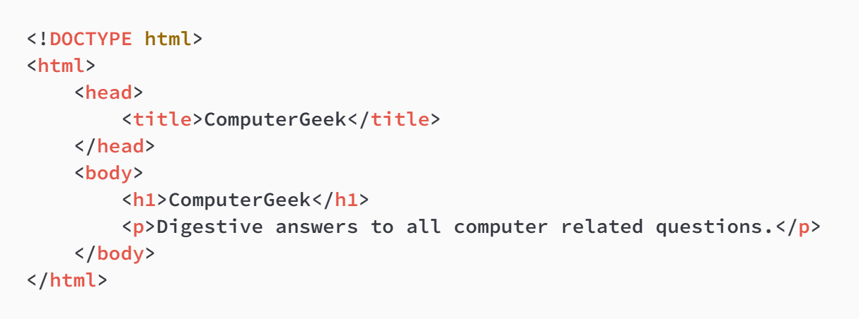 HTML or HyperText Markup Language Code HTML or HyperText Markup Language Code